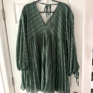 NWOT ASOS Green Babydoll Dress